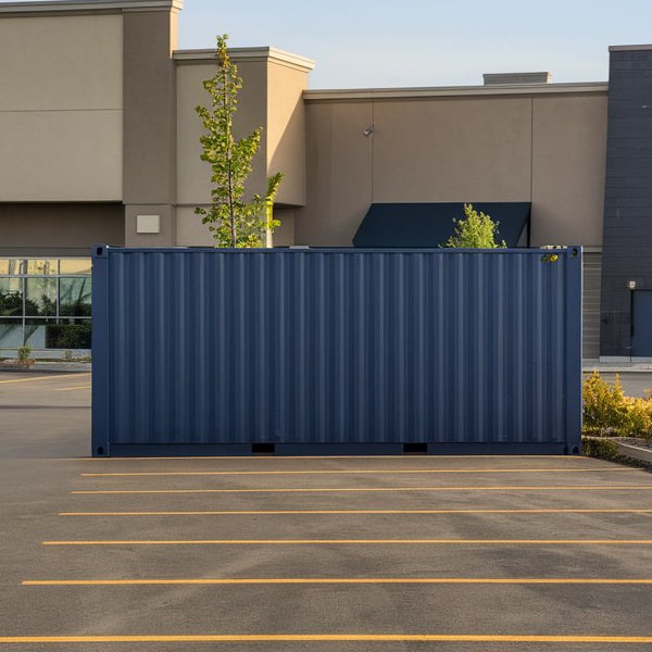 our commercial storage containers are secure and weatherproof