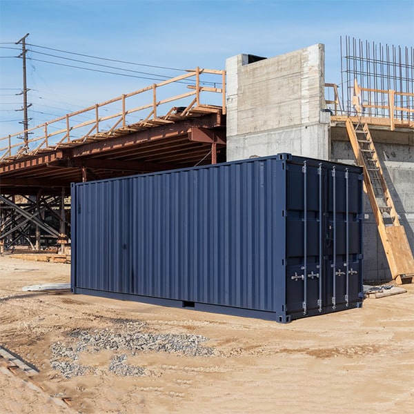 we can deliver construction site storage containers to your job site within 24-48 hours