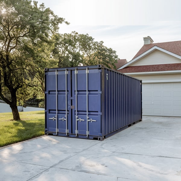our residential storage containers are secure and can be equipped with additional locking mechanisms for added security